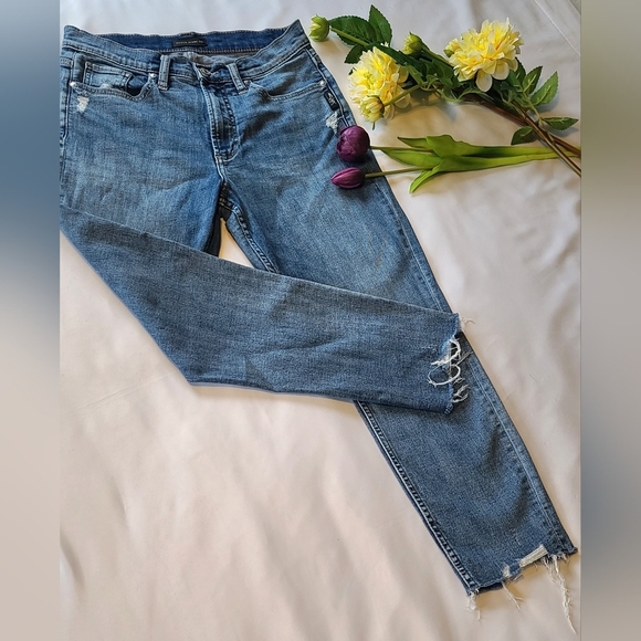 Silver Jeans - Calley Super High Rise Curvy  Skinny Crop size 27 - Picture 6 of 11